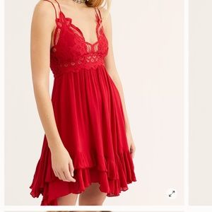 Free People Red Dress